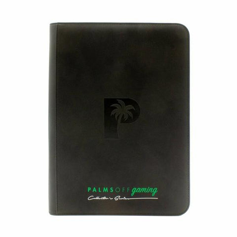 Palms Off Gaming Card Folder 3x3 (9 Pocket) Black